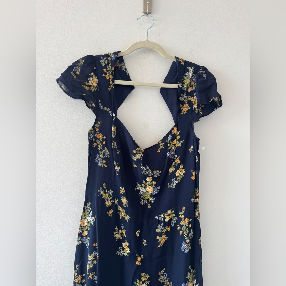 REFORMATION Rosi Sweetheart Neck Dress in Vittoria 10 - Picture 5 of 8